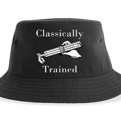 Classically Trained Mechanical Analog Calculator Slide Rule Sustainable Bucket Hat