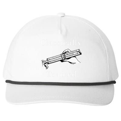 Classically Trained Mechanical Analog Calculator Slide Rule Snapback Five-Panel Rope Hat