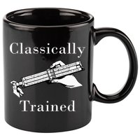 Classically Trained Mechanical Analog Calculator Slide Rule 11oz C Handle Ceramic Mug