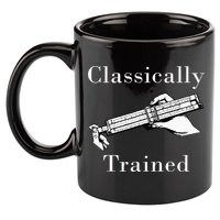 Classically Trained Mechanical Analog Calculator Slide Rule 11oz C Handle Ceramic Mug