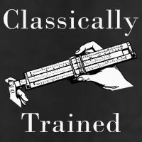Classically Trained Mechanical Analog Calculator Slide Rule Knit Cap Winter Beanie