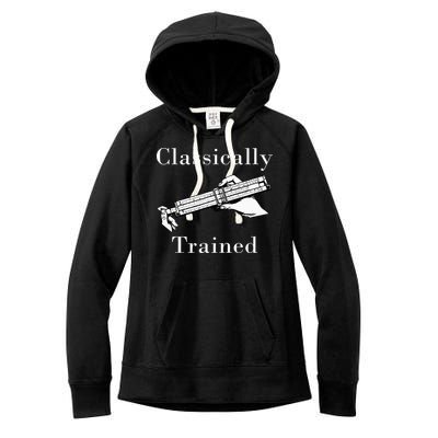 Classically Trained Mechanical Analog Calculator Slide Rule Women's Fleece Hoodie