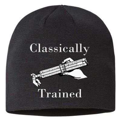 Classically Trained Mechanical Analog Calculator Slide Rule Sustainable Beanie