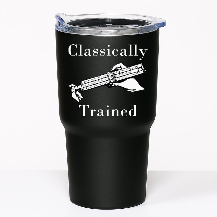 Classically Trained Mechanical Analog Calculator Slide Rule Tumbler