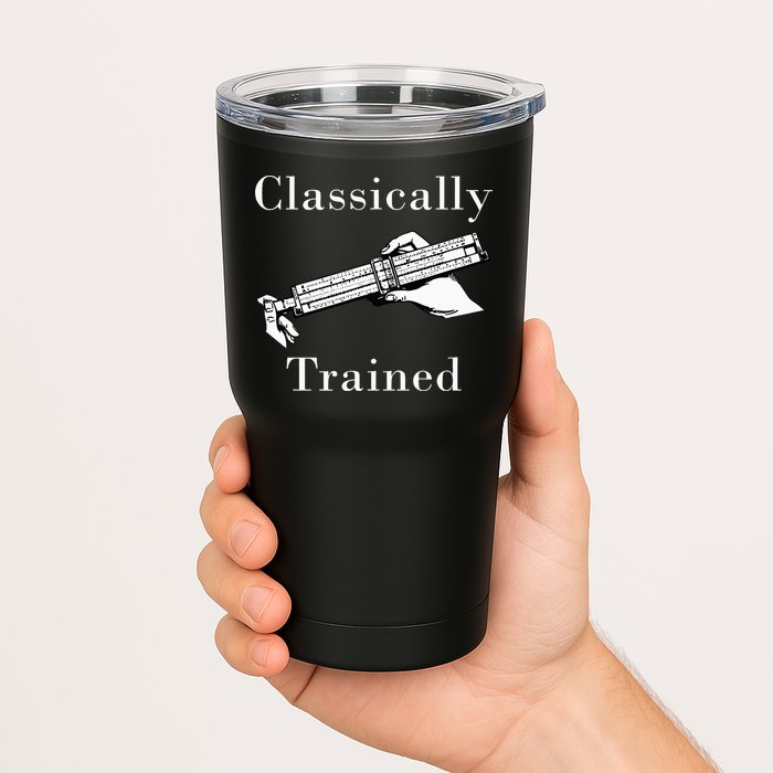 Classically Trained Mechanical Analog Calculator Slide Rule Tumbler
