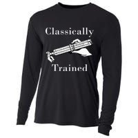 Classically Trained Mechanical Analog Calculator Slide Rule Cooling Performance Long Sleeve Crew