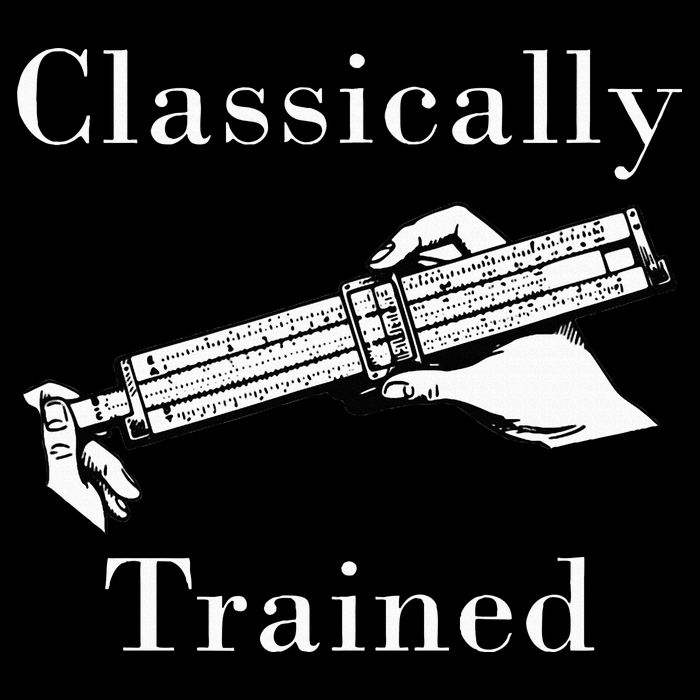 Classically Trained Mechanical Analog Calculator Slide Rule Baby Bodysuit