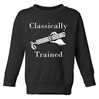 Classically Trained Mechanical Analog Calculator Slide Rule Toddler Sweatshirt