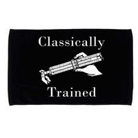 Classically Trained Mechanical Analog Calculator Slide Rule Microfiber Hand Towel