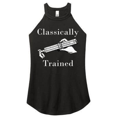 Classically Trained Mechanical Analog Calculator Slide Rule Women's Perfect Tri Rocker Tank
