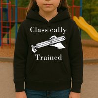 Classically Trained Mechanical Analog Calculator Slide Rule Kids Hoodie