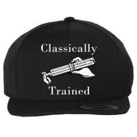 Classically Trained Mechanical Analog Calculator Slide Rule Wool Snapback Cap