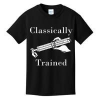 Classically Trained Mechanical Analog Calculator Slide Rule Kids T-Shirt