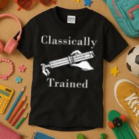 Classically Trained Mechanical Analog Calculator Slide Rule Kids T-Shirt