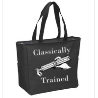 Classically Trained Mechanical Analog Calculator Slide Rule Zip Tote Bag