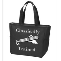 Classically Trained Mechanical Analog Calculator Slide Rule Zip Tote Bag