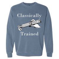 Classically Trained Mechanical Analog Calculator Slide Rule Garment-Dyed Sweatshirt