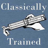 Classically Trained Mechanical Analog Calculator Slide Rule Garment-Dyed Sweatshirt