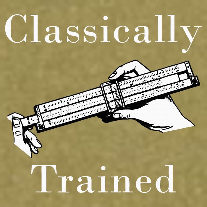 Classically Trained Mechanical Analog Calculator Slide Rule Garment-Dyed Women's Muscle Tee