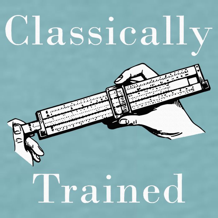 Classically Trained Mechanical Analog Calculator Slide Rule Sueded Cloud Jersey T-Shirt