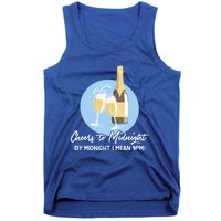 Cheers To Midnight By Midnight I Mean 9pm Cool Gift Tank Top