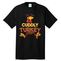 Cuddly Turkey Matching Family Group Thanksgiving Gifts  Tall T-Shirt