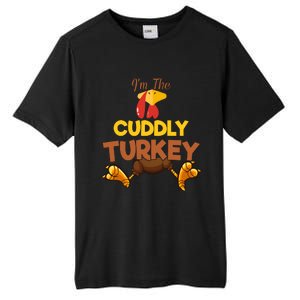 Cuddly Turkey Matching Family Group Thanksgiving Gifts  Tall Fusion ChromaSoft Performance T-Shirt