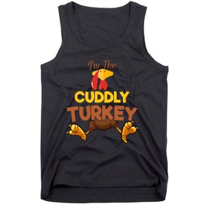 Cuddly Turkey Matching Family Group Thanksgiving Gifts  Tank Top