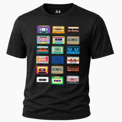 Cassette Tapes Mixtapes 1980s 1990s Radio Music Performance Shirt