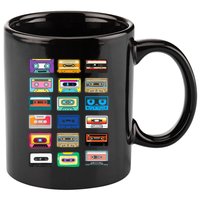 Cassette Tapes Mixtapes 1980s 1990s Radio Music 11oz C Handle Ceramic Mug