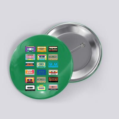 Cassette Tapes Mixtapes 1980s 1990s Radio Music Button