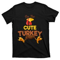 Cute Turkey Matching Family Group Thanksgiving Gifts  T-Shirt