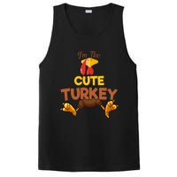 Cute Turkey Matching Family Group Thanksgiving Gifts  PosiCharge Competitor Tank