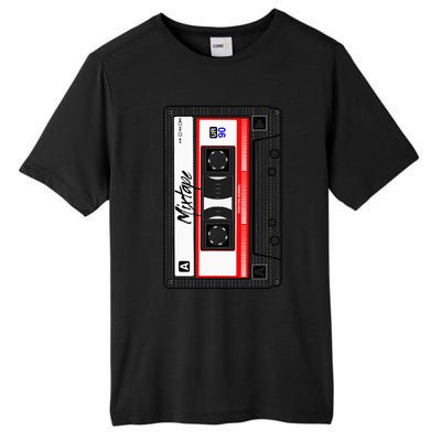 Cassette Tape Music Mix Audio 90s Party 80s Outfit Cassette Tall Fusion ChromaSoft Performance T-Shirt