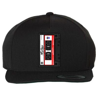 Cassette Tape Music Mix Audio 90s Party 80s Outfit Cassette Wool Snapback Cap