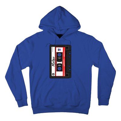 Cassette Tape Music Mix Audio 90s Party 80s Outfit Cassette Hoodie