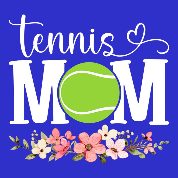 Cool Tennis Mom Flower Mom MotherS Day Cute Mom Tennis Mama Gift Visor