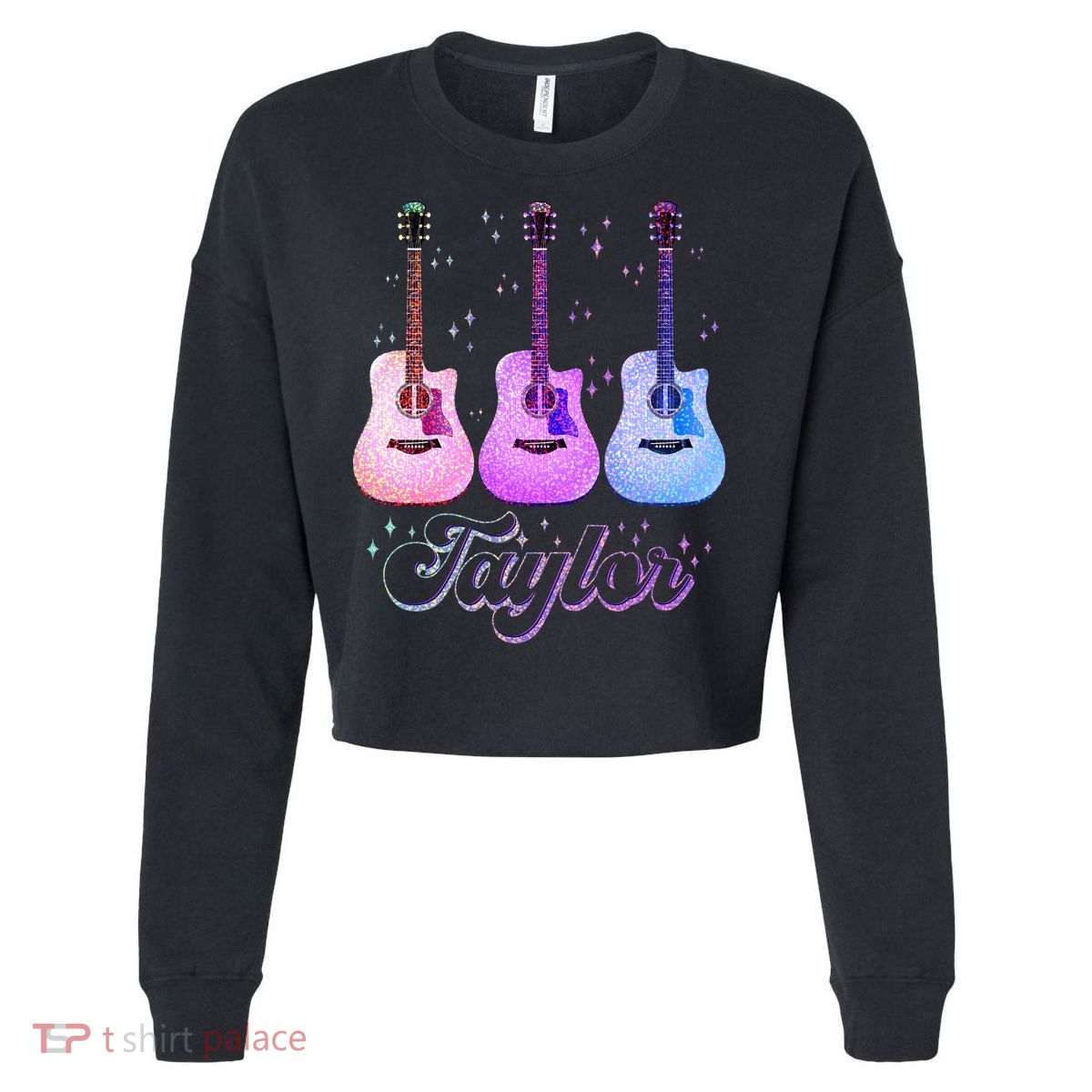 Cute Taylor Music Fan Lover Cropped Pullover Crew