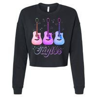 Cute Taylor Music Fan Lover Cropped Pullover Crew