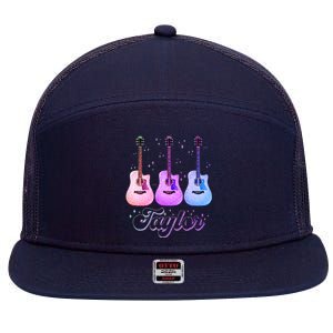 Cute Taylor Music Fan Lover 7 Panel Mesh Trucker Snapback Hat