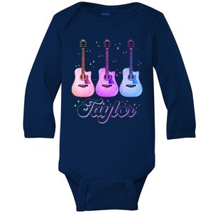 Cute Taylor Music Fan Lover Baby Long Sleeve Bodysuit