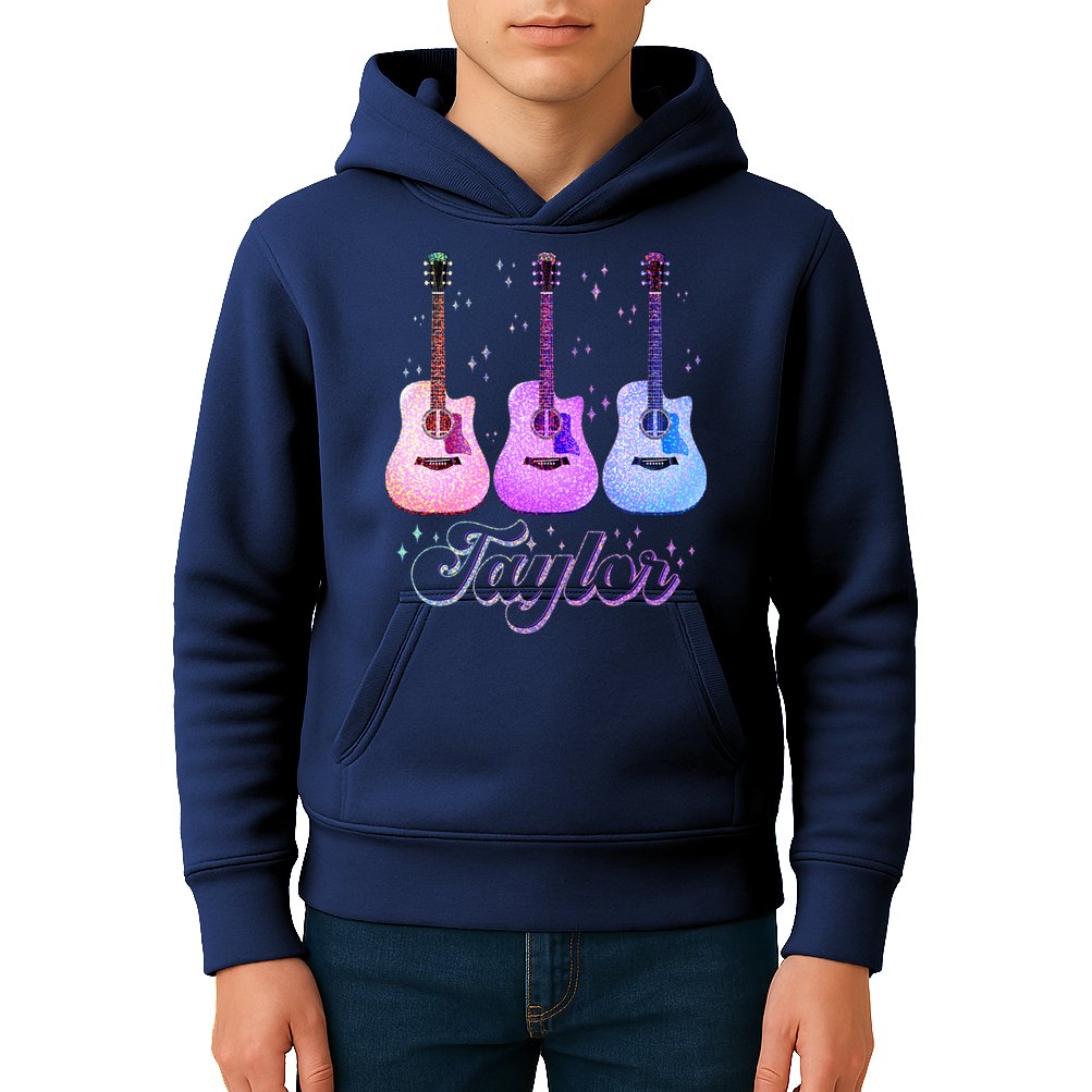 Cute Taylor Music Fan Lover Kids Hoodie