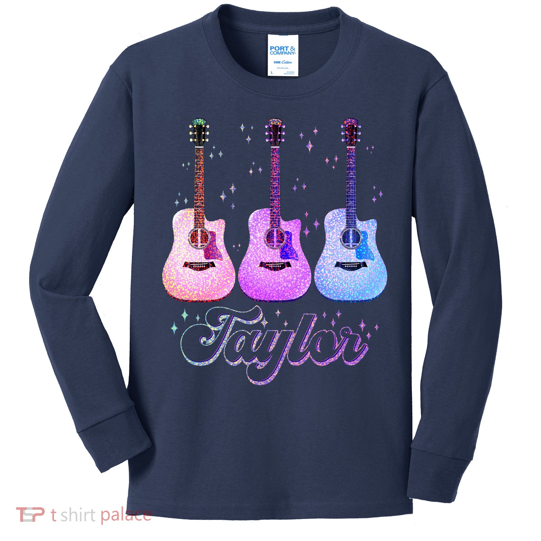 Cute Taylor Music Fan Lover Kids Long Sleeve Shirt
