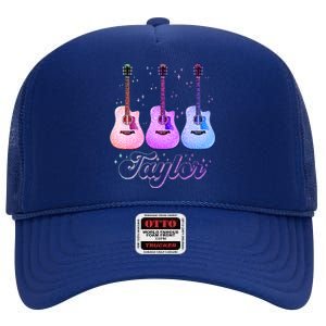 Cute Taylor Music Fan Lover High Crown Mesh Back Trucker Hat