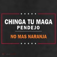 Chinga Tu Maga Pendejo No Mas Naranja 11oz C Handle Ceramic Mug