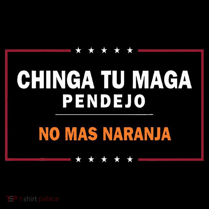 Chinga Tu Maga Pendejo No Mas Naranja Bag