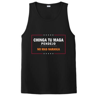 Chinga Tu Maga Pendejo No Mas Naranja PosiCharge Competitor Tank