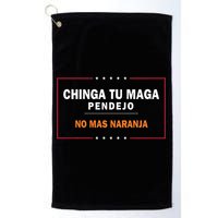Chinga Tu Maga Pendejo No Mas Naranja Golf Towel