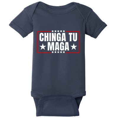 Chinga Tu Maga Election Antitrump Latino Democrat Kamala Baby Bodysuit