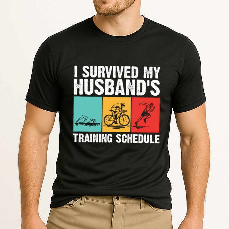 Cool Triathlon Mom Swimming Running Swim Bike Run Gift Cooling Performance Crew T-Shirt